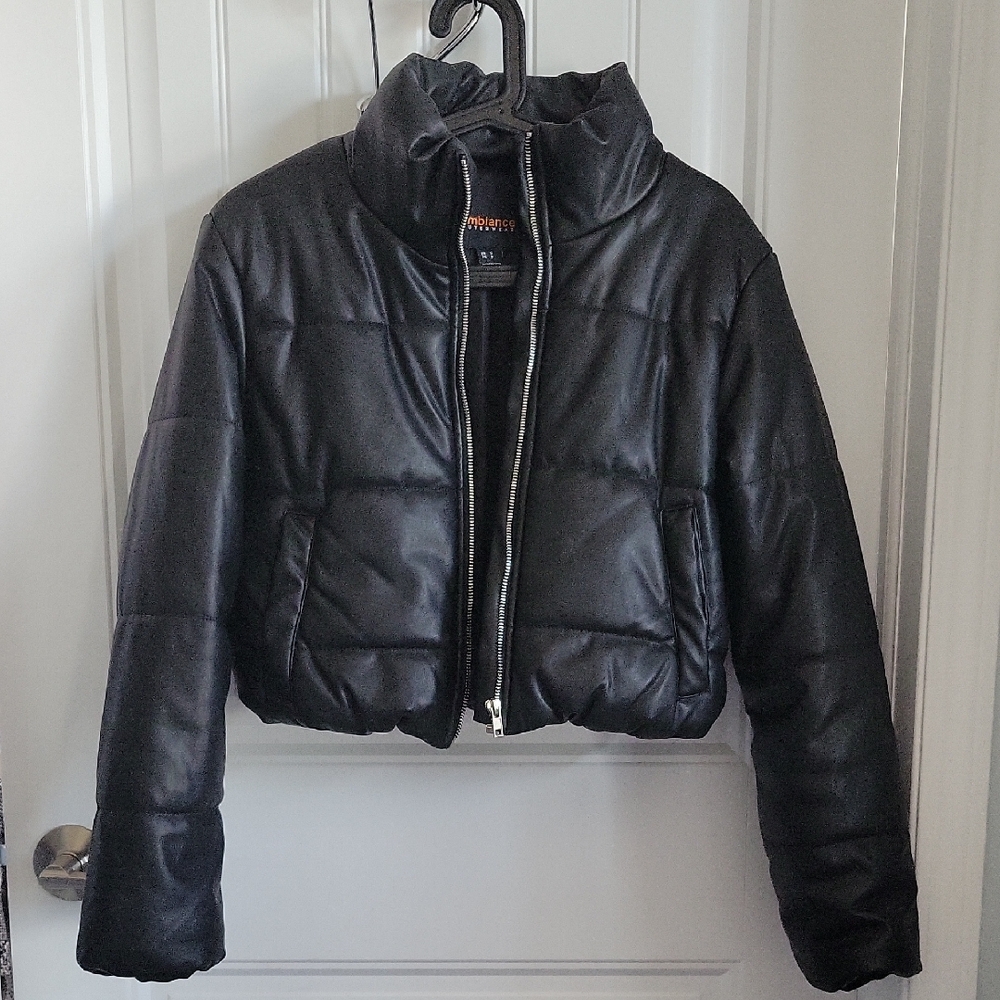 Ambiance Black Puffer Jacket